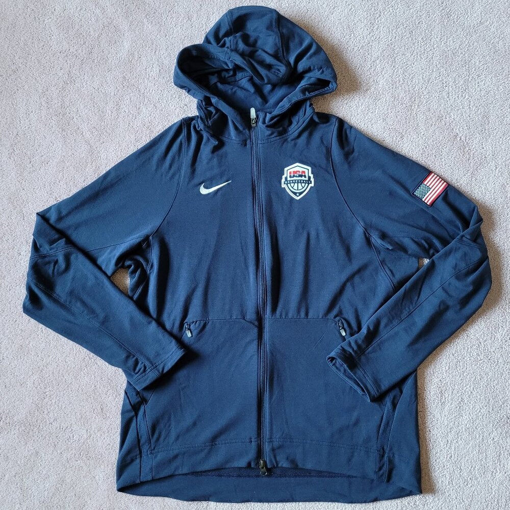 New Nike 2016 Olympics USA Basketball Team Hyper Elite Hoodie Jacket Mens XL